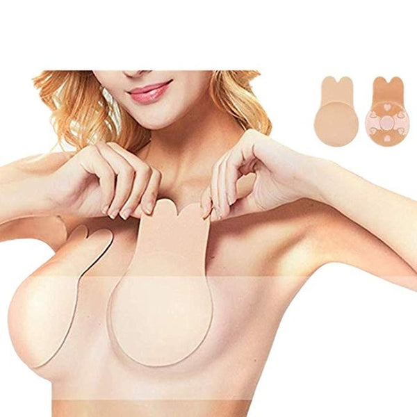 Rabbit Ear Breast Lift Cover Bra Big Size Reusable Lifting Bra Cups Nipple Cover For Women New Arrival 3 Sizes for Choice