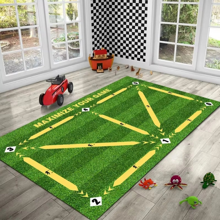 Football Training Mat Soccer Training Equipment Non Slip Foldable
