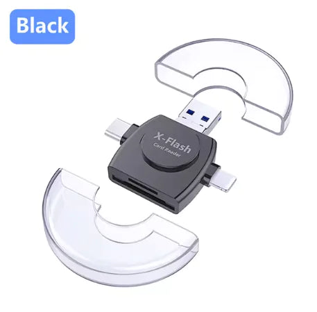 iPhone OTG Card Reader & Adapter - Micro SD/TF Memory Card Reader for iOS 13+ Compatible with iPhone 12/11
