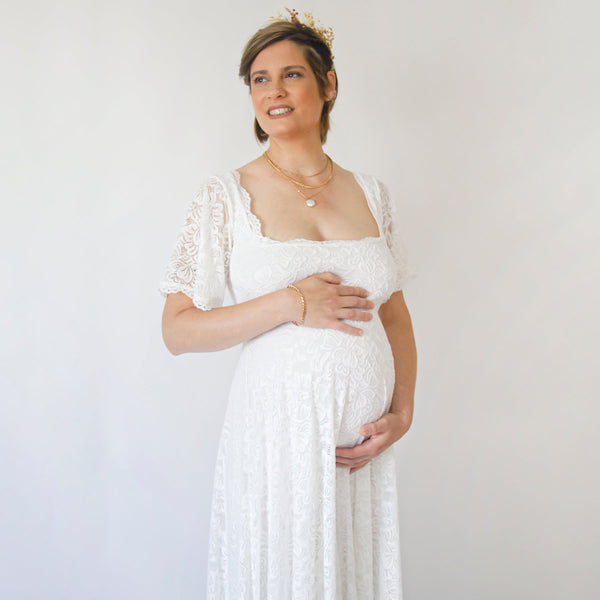 Maternity Lace Dress #7003